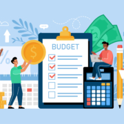 Budget planning and financial management business concept.  Mode marketing budget