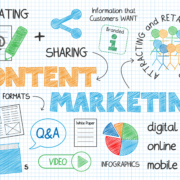 SketchNotesTEMPLATEwithTITLETEXT(bluelinesE) small business content marketing