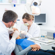 Patient with Dentist – dental treatment digital marketing for dentists